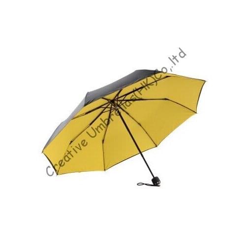Muti-Use parasol,three fold, hex-angle,manual,windproof,supermini,pocket umbrellas,UV protecting,colour coating,anti-rust