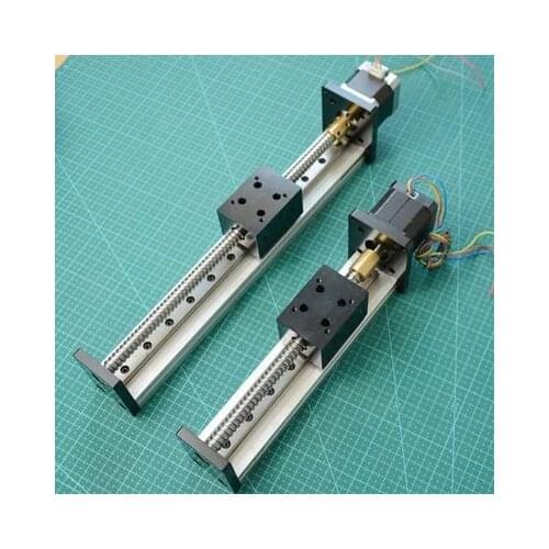 Nema17 ball screw n linear rail equipt 17N1204-100 linear guides