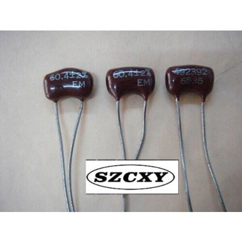 100% New and original 60.4p 500v EM silver mica capacitance foot6MM