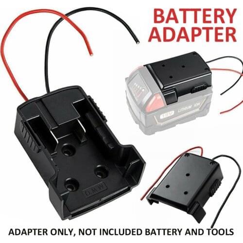 New Arrivals Durable Battery DIY Adapter For Milwaukee 18V M18 Dock Power Installation Connector 12AWG Robotics