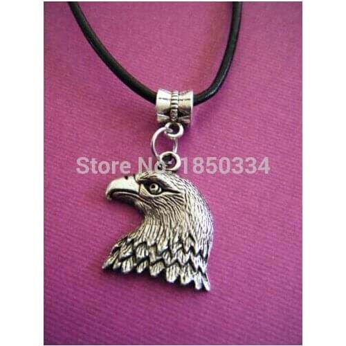 Wholesale 10PCS Fashion Eagle head Charms Statement Necklace & Pendants DIY Jewelry For Woman B157