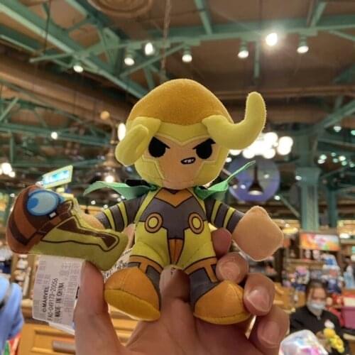 Original Disney park 15cm Loki Cute Plush Toy Stuffed Doll Birthday Present For Child