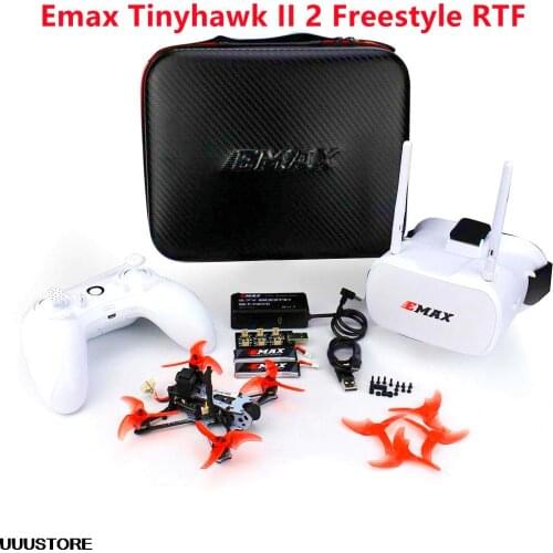 Original EMAX Tinyhawk II Freestyle FPV Racing Drone F4 7000KV RunCam Nano2 700TVL 37CH 25-100-200mW VTX 2S FrSky BNF Quadcopter