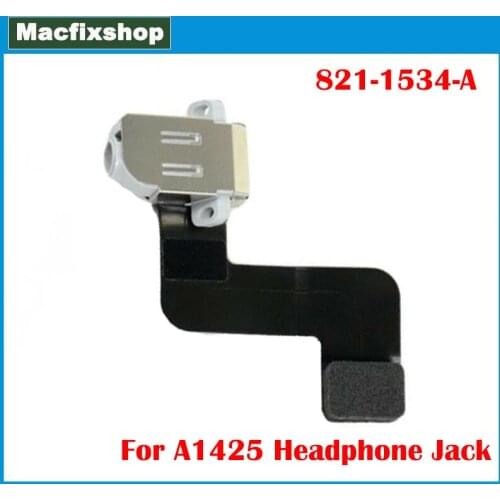 Laptop A1425 Audio Board For MacBook Pro Retina 13" A1425 Headphone Jack with Connector Audio Flex Cable 821-1534-A 2012 Year