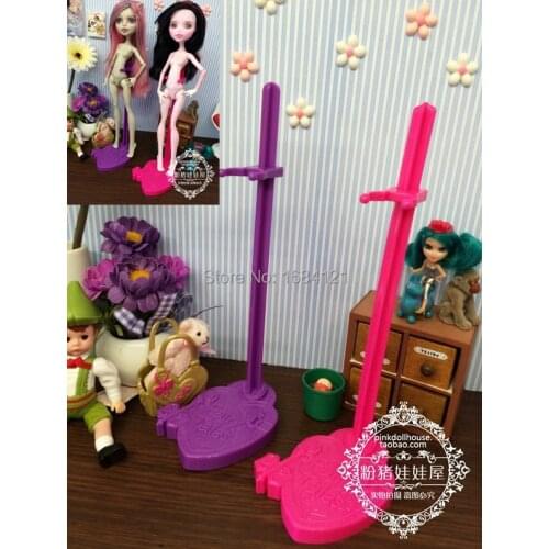 New Free shipping 10pcs/lot Doll Stand Display Holder For Monster toys dolls, doll supports
