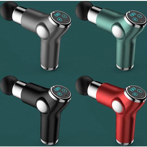 Portable Electric Massage Guns Pistol Neck Back Muscle Stimulator Antistress Anti-cellulite Massager Fitness Exercise Equipment