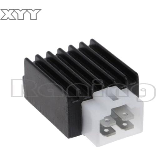 12V 4Pin Motorcycle Voltage Regulator Half-Wave Rectification For Buggie GY6 50cc 125cc 150cc Moped Scooter