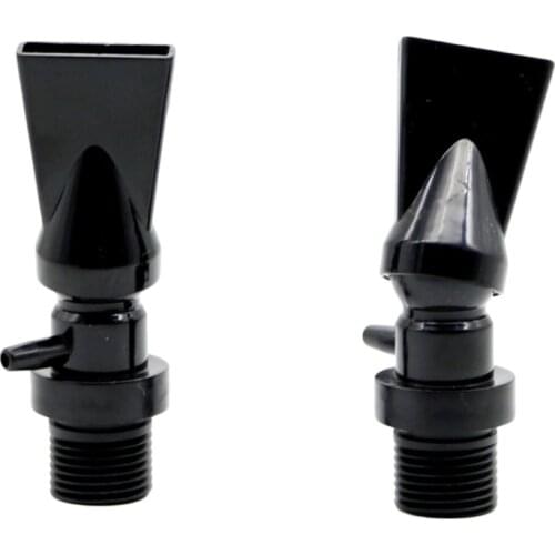 Aquarium Tank Duckbill Sprinkler with 1/2" Male thread Fish Tank Sprinkler Adjustable Pump Water Output Nozzle 2 Pcs