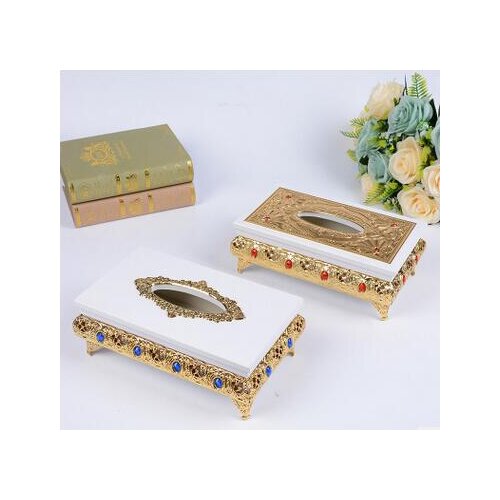 Luxurious large wooden tissue box tissue holder wipes container napkin box paper towel dispenser for home decorationZJH039