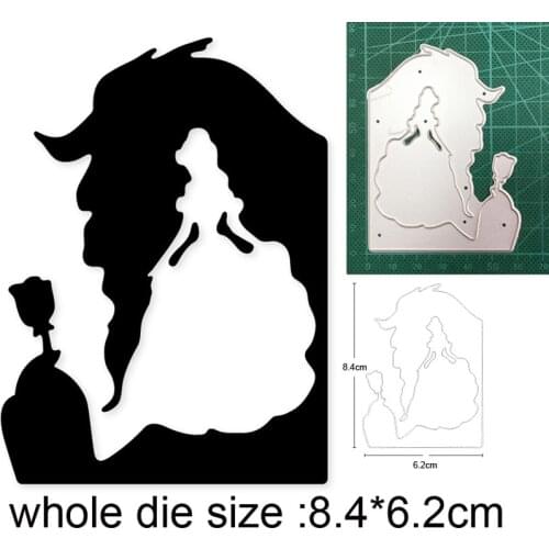 Craft dies metal cutting dies cut die mold Beauty and beast Scrapbooking dies paper craft knife mould blade punch stencils dies
