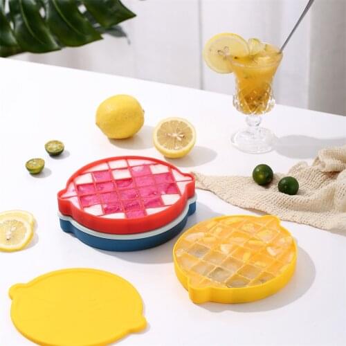 Refrigerator Silicone Ice Tray Ice Box Mold Homemade Food Supplement Ice Hockey Artifact