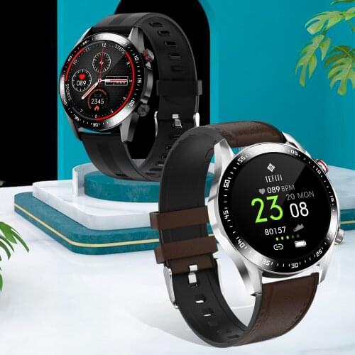 SmartWatch Bluetooth Call IP68 Waterproof Push Message Multiple Sport Modes ECG 1.28inch Screen VS L11 Smart Watch Fitness Watch
