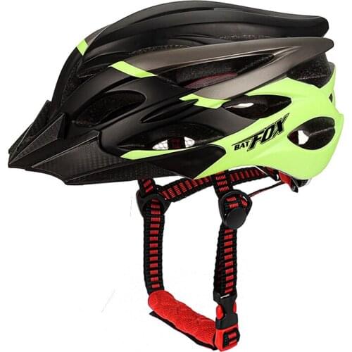 Batfox Cycling Helmet Mountain Road Bicycle Bike Helmets Casco Bicicleta Hombre Women Safety MTB Outdoor Sports Cycling Helmet