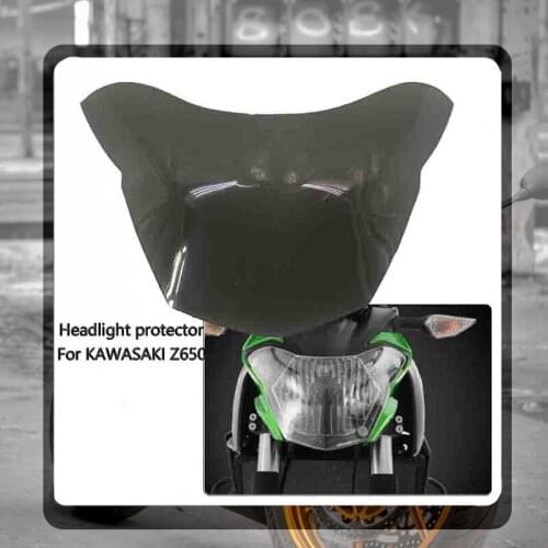For KAWASAKI Z650 Z 650 2017 2018 2019 2020 Motorcycle Front Headlight Screen Guard Lens Cover Shield Protector