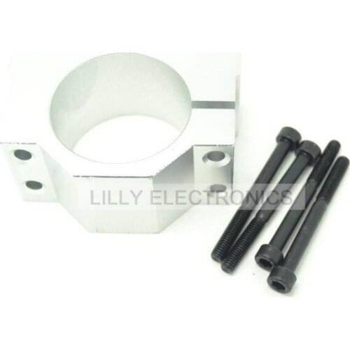 Clamps Aluminum Alloy 52mm Motor Mount Fixture Holder for CNC Spindle w/4 Screws
