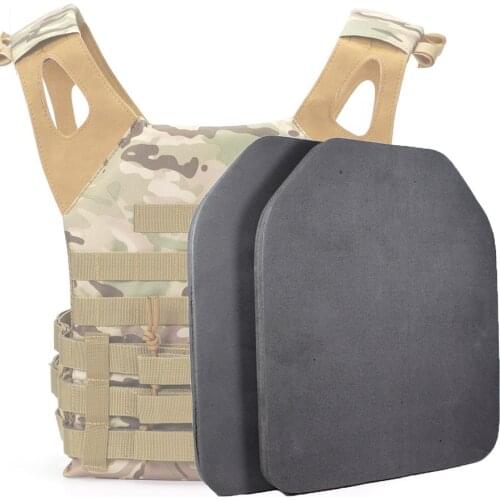 2pcs/set Tactical Vest Airsoft Paintball Protective EVA Pad CS military training Shock Plate Dummy Foam 2cm Armor Plates