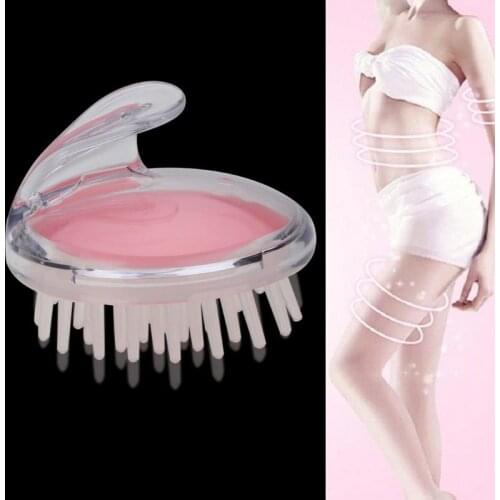 1pcs Silicone Shampoo Brush Hair Scalp Massage Brush Shower Hair Washing Comb Head Scalp Massager kafa derisi masaj