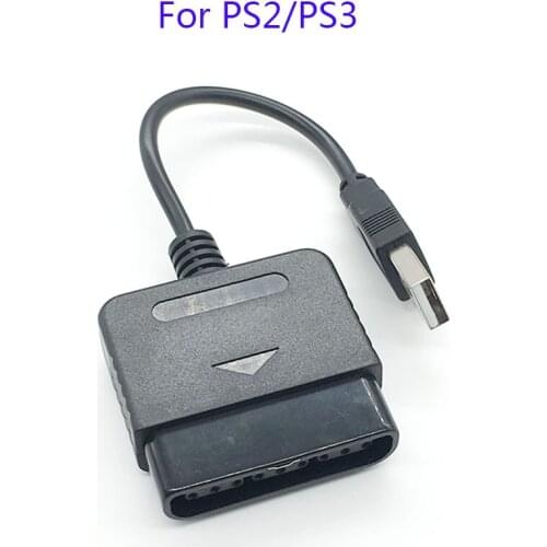 10Pcs For PS1 PS2 PlayStation Dualshock 2 Joypad GamePad to 3 PS3 PC USB Games Controller Adapter Converter Cable without Driver