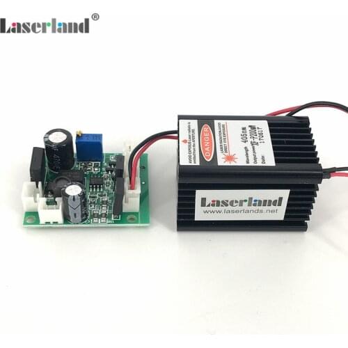 200mW 405nm Blue Violet Purple Laser Diode Module 12VDC TTL Stage Lighting