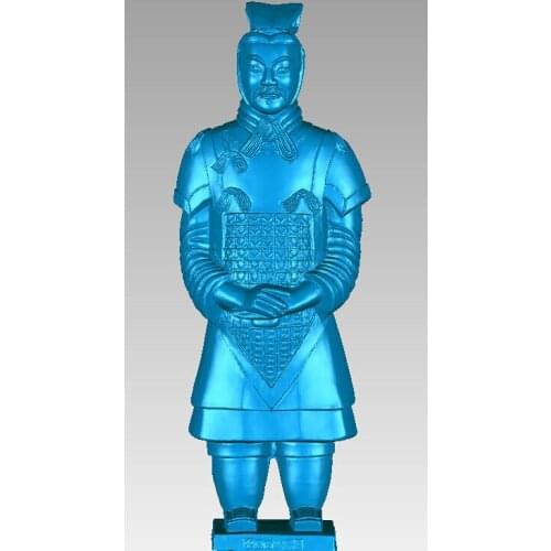 3D model for cnc 3D carved figure sculpture machine in STL file format Terra-Cotta Warriors