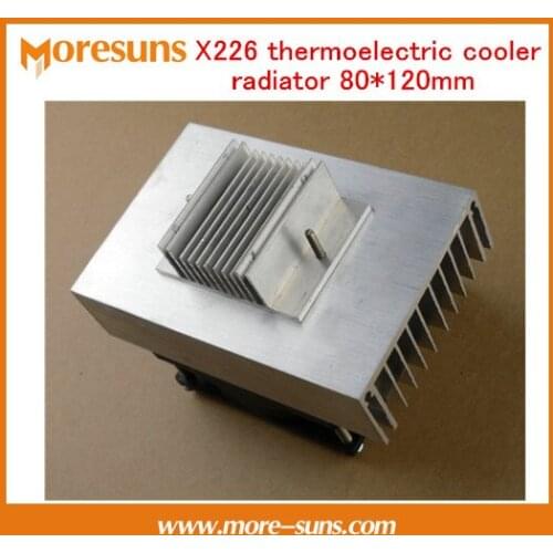 Free ship X226 thermoelectric cooler radiator 80*120mm cooling system 60W heatsink+thermal pad
