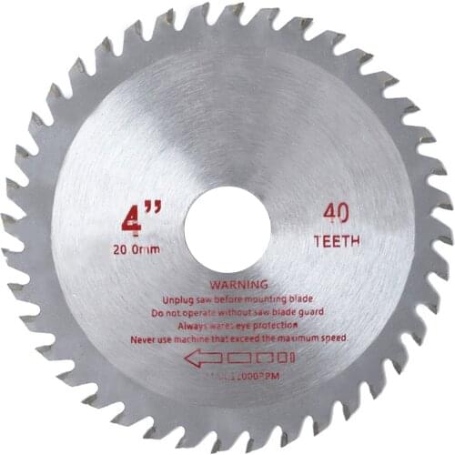 4'' Saw Blade Disc for Angle Grinder 20mm Wood Cutting Discs Circular 40Teeth Alloy Saw-Bladee Angle Grinder Accessories