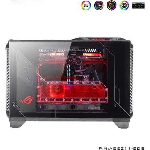 Barrow Distro Plate For ASUS Z11 Cabinet, Acrylic 5V RGB Tank, Custom Coolant Water Tank, ASSZ11-SDB computer components