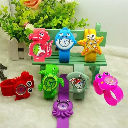 New Aquatic Shark Octopus Baby Toys Children Watch Kids Digital Watches Boys Girls Birthday Gift Electronic Clock Child Watch