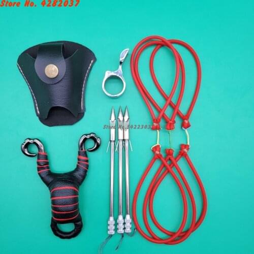Powerful Hunting Fishing Slingshot Shooting Catapult Bow With Fishing Reel Sling Shot Catapult Crossbow for Catching Fish New