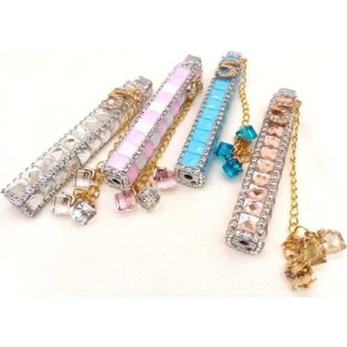 2021 New Portable Diamond-studded Crystal Rhinestone Butane Gas Inflatable Lighter Cigarette Accessories Ladies Gift