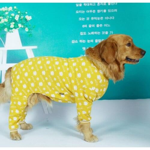 Dog clothes greyhound medium and large dogs spring and summer clothes big dog joint guard cotton four-legged clothes