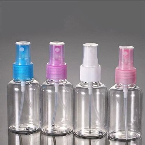 30/50/100ml Portable Plastic Clear Sprayer Perfume Refillable Bottle Empty Atomizer Perfume Sub-bottle Travel Cosmetic Container