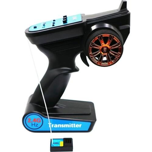 2.4GHz 3CH Radio Remote Controller Transmitter with Receiver for RC Boat