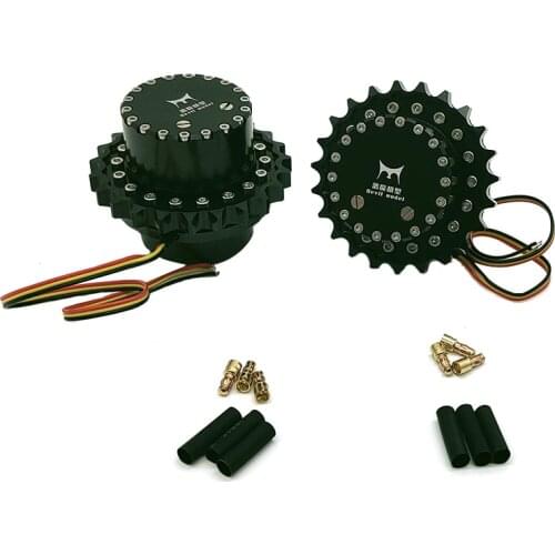 RC Model Brushless Driving Wheel Excavator Brushless Walking Hydraulic Excavator Mountain Push Car Model Power Walking