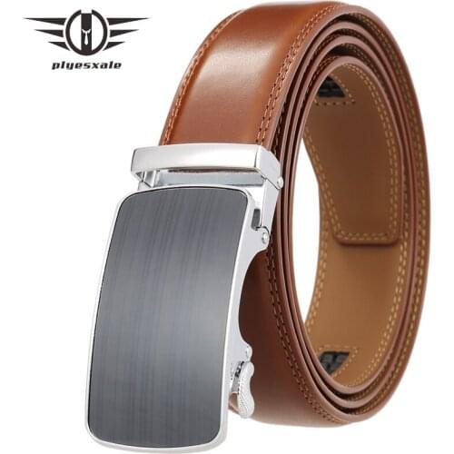 Luxury Brand Designer Cow Genuine Leather Automatic Buckle Belts for Men 2021 Wedding Business Trouser Leather Fashion Belt B332