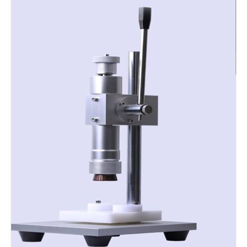 Manual perfume bottle sealing machine, essential oil bottle capping machine, type: 28 flap type mouth, tie size: 13MM/15MM/17MM