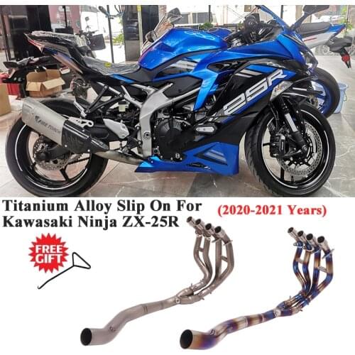 Slip On For Kawasaki Ninja ZX-25R ZX25R 2020 2021 Motorcycle Yoshimura Exhaust Escape Modify Front Mid Link Pipe Connection 51mm