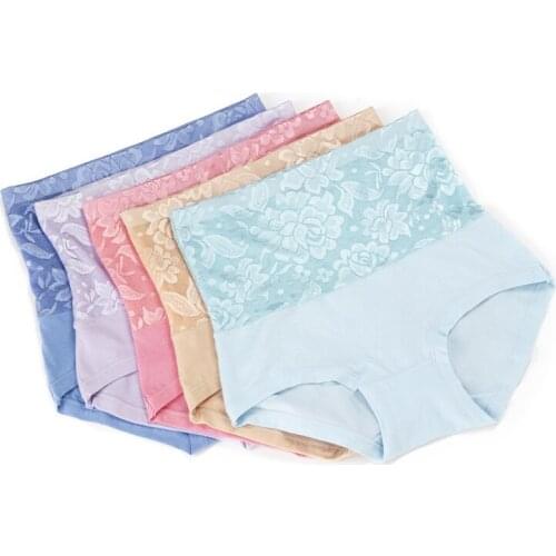 Panties Women Lingerie Ladies Briefs Underwear Body Shaping High Waist Cotton Briefs Women Underwear Panties Sexy Lace Knickers