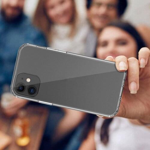 Ultra Thin Clear Silicone Phone Case For iPhone 12 Back 12 Transparent Pro 12 TPU Cover Max Soft Max 12 Pro J0J4