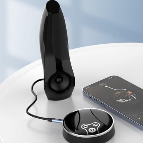 Universal Receiver Transmitter 2 in 1 Bluetooth-compatible Adapter Cell Phone Car Props Easy Control Widely Compatible