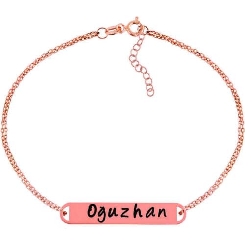 Sterling silver Personalized Is Womens Bracelet