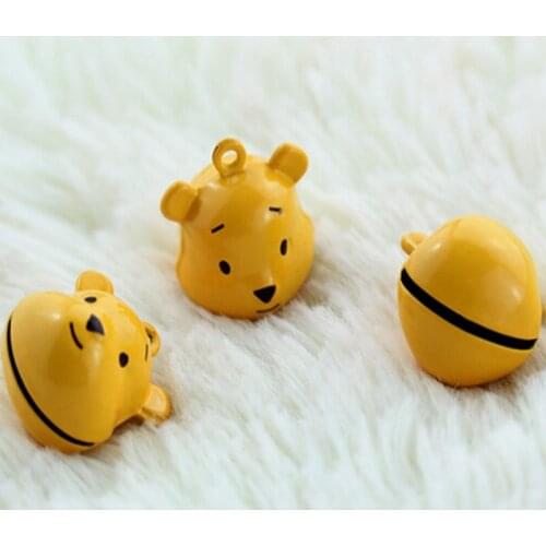100pcs/lot of diy small lovely Little bear new design 24*21MM Children dance the bell / Pet bell 011003015