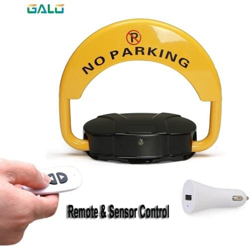 2 Remote Folding Safety With Automatic Sensor With Parking Lock Barrier Guard Column With Lock And Bolt (Excluding Battery)