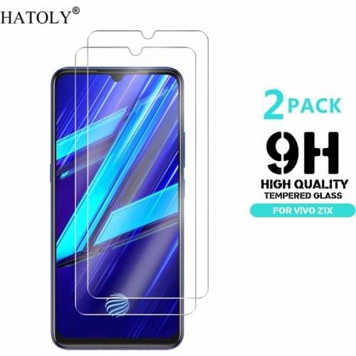 2PCS Tempered Glass For Vivo Z1x Ultra-thin Screen Protector for Vivo Z1X HD Toughened Protective Film BBK Vivo Z1x Glass HATOLY