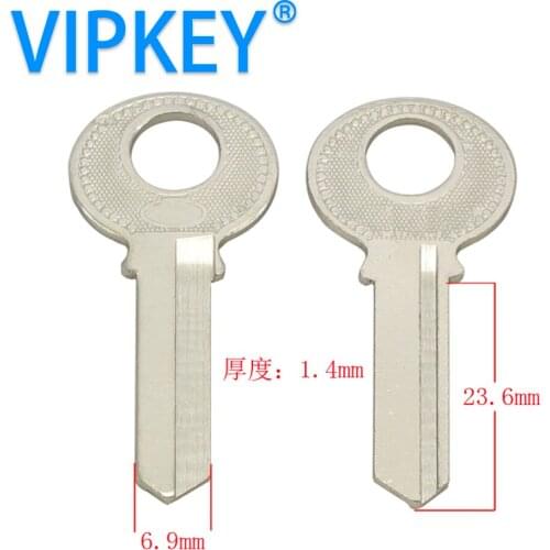 A057 medium left groove three-circle blank key door key