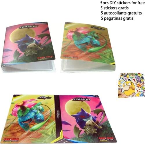 Pokemon Go 240pcs Cards Album Book Cartoon PIkachu Card DIY Collectors Loaded List Holder Capacity Binder Folder Toys For Kids