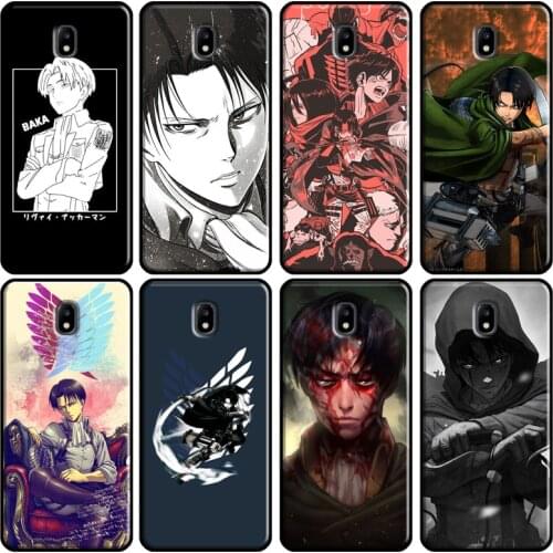 Levi Ackerman Attack On Titan Cover Samsung Galaxy A3 A5 2016 J1 J3 J4 J5 J6 J7 2017 J2 Core J8 A9 A8 A6 2018 Coque