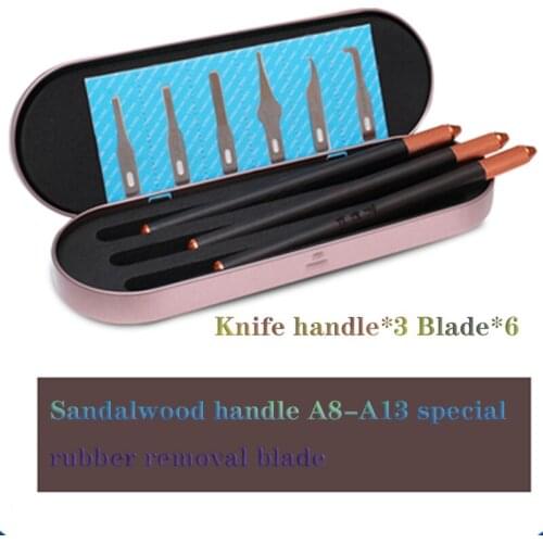 HHT G6 Professional blades 6pcs set for removing glue forA12 A11 A10 A9 A8 CPU, phone pad repairing tools