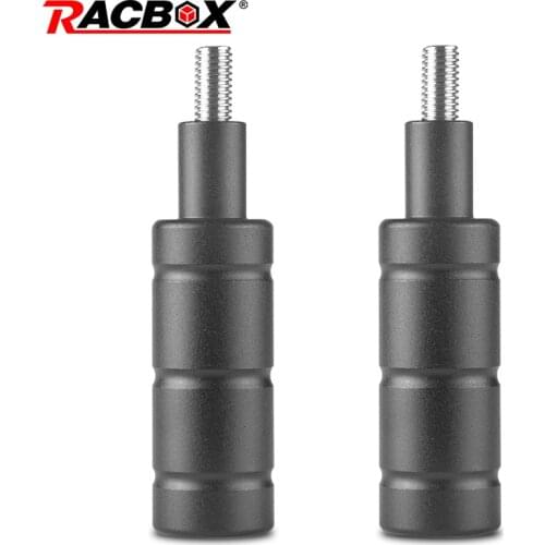 Racbox M8 M6 Bolt mini CNC Motorcycle Headlight Brackets Mount Bike Sport Tail Light Spotlight Bracket Post Support Base