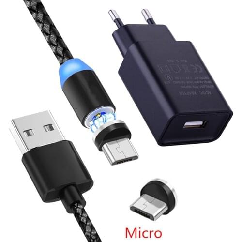For Huawei P Smart honor 7C 8X 9s Redmi 5 7A Oppo Phone Magnetic Micro usb Cable USB charger 5V 2A For Samsung Galaxy A10 A7 A6